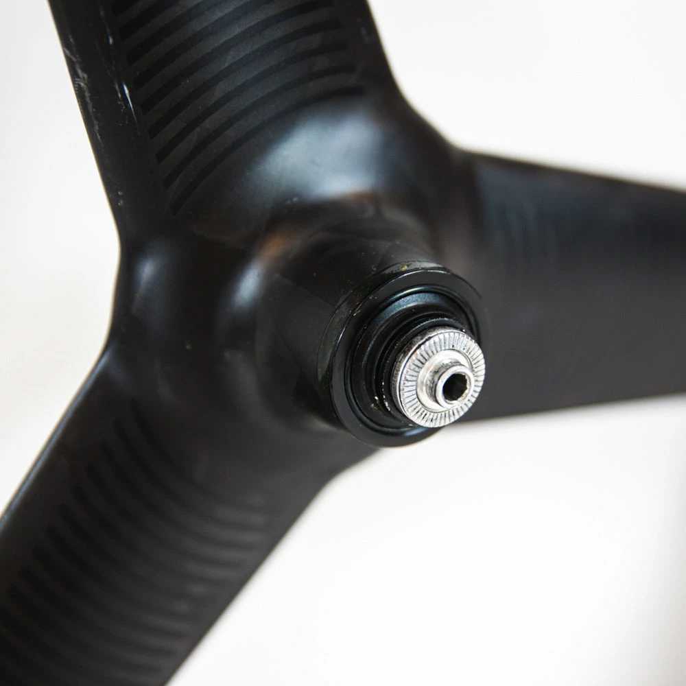 PRO TeXtreme 3-Spoke Tubular Front Wheel - Rim Brake 3 PRO TeXtreme 3-Spoke Tubular Front Wheel - Rim Brake - Billede 3