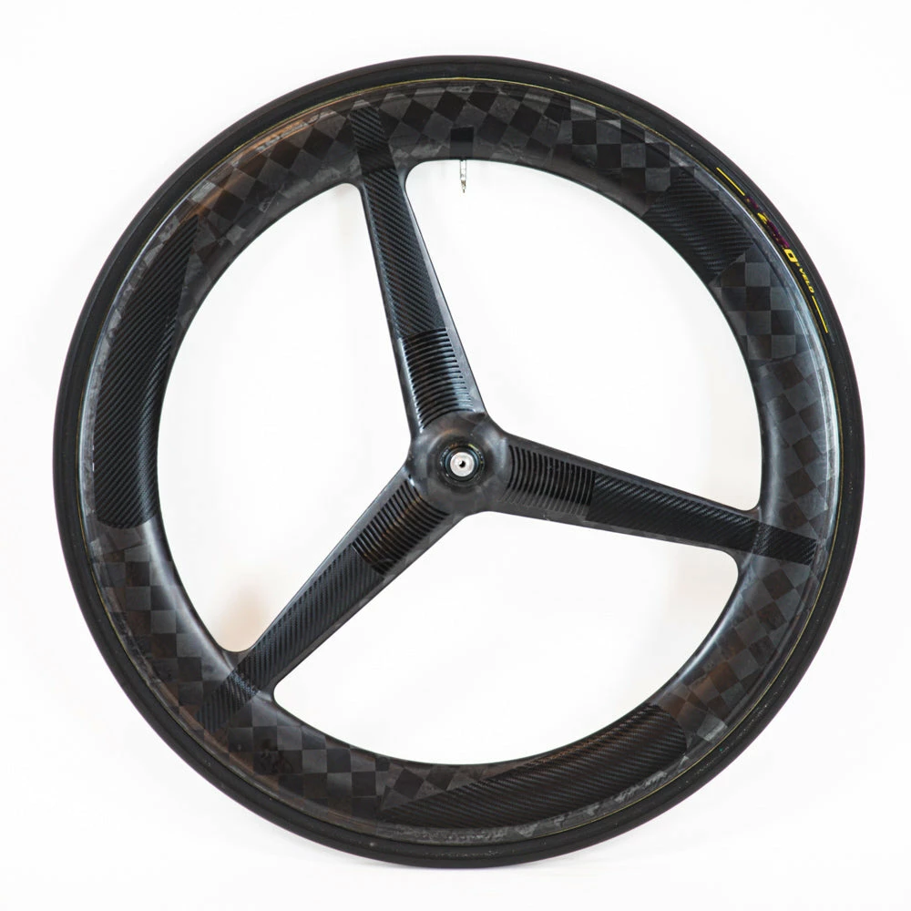 PRO TeXtreme 3-Spoke Tubular Front Wheel - Rim Brake 1 PRO TeXtreme 3-Spoke Tubular Front Wheel - Rim Brake