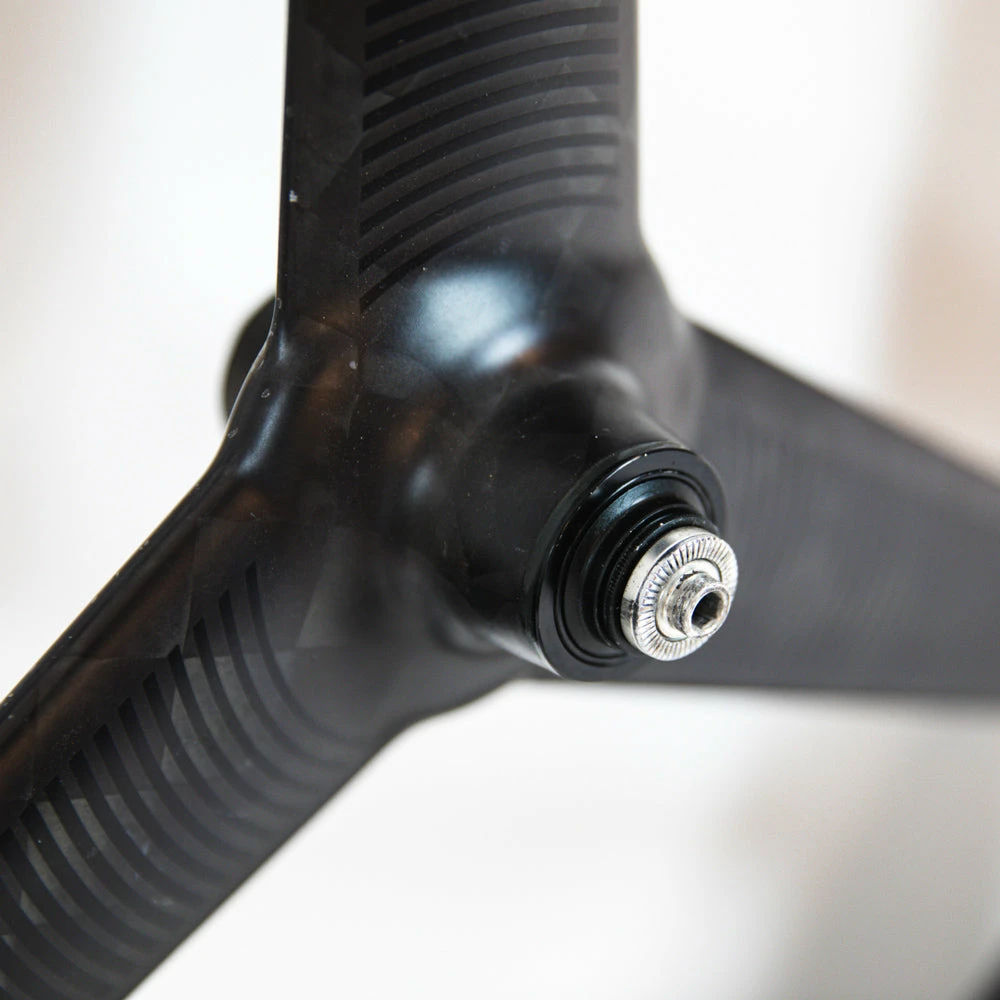 PRO TeXtreme 3-Spoke Tubular Front Wheel - Rim Brake 4 PRO TeXtreme 3-Spoke Tubular Front Wheel - Rim Brake - Billede 4