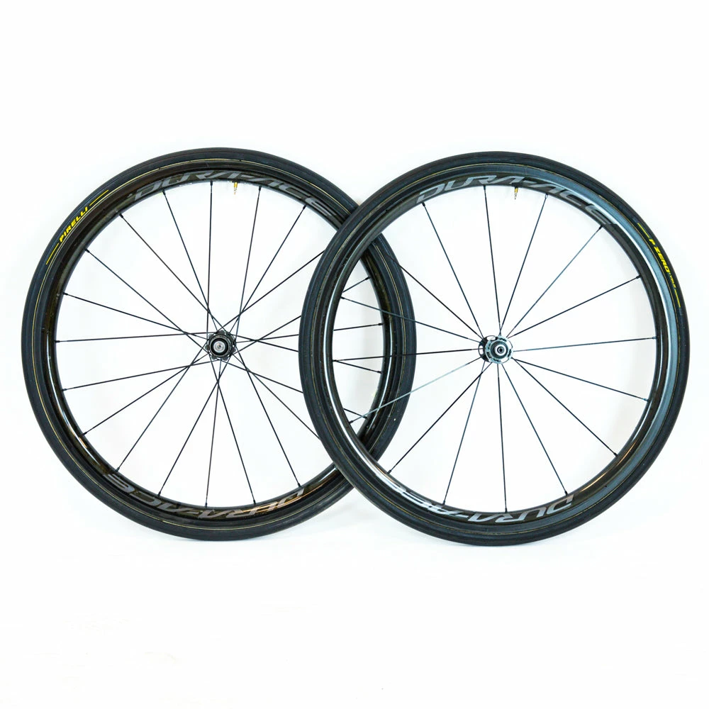 Shimano Dura-Ace C40 R9100 Tubular Wheelset - Rim Brake 2 Shimano Dura-Ace C40 R9100 Tubular Wheelset - Rim Brake - Billede 2