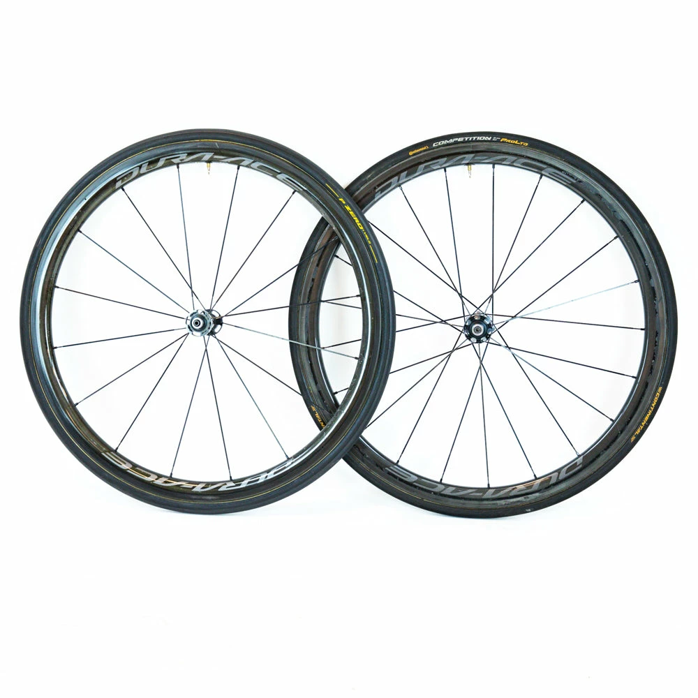 Shimano Dura-Ace C40 R9100 Tubular Wheelset - Rim Brake 2 Shimano Dura-Ace C40 R9100 Tubular Wheelset - Rim Brake - Billede 2
