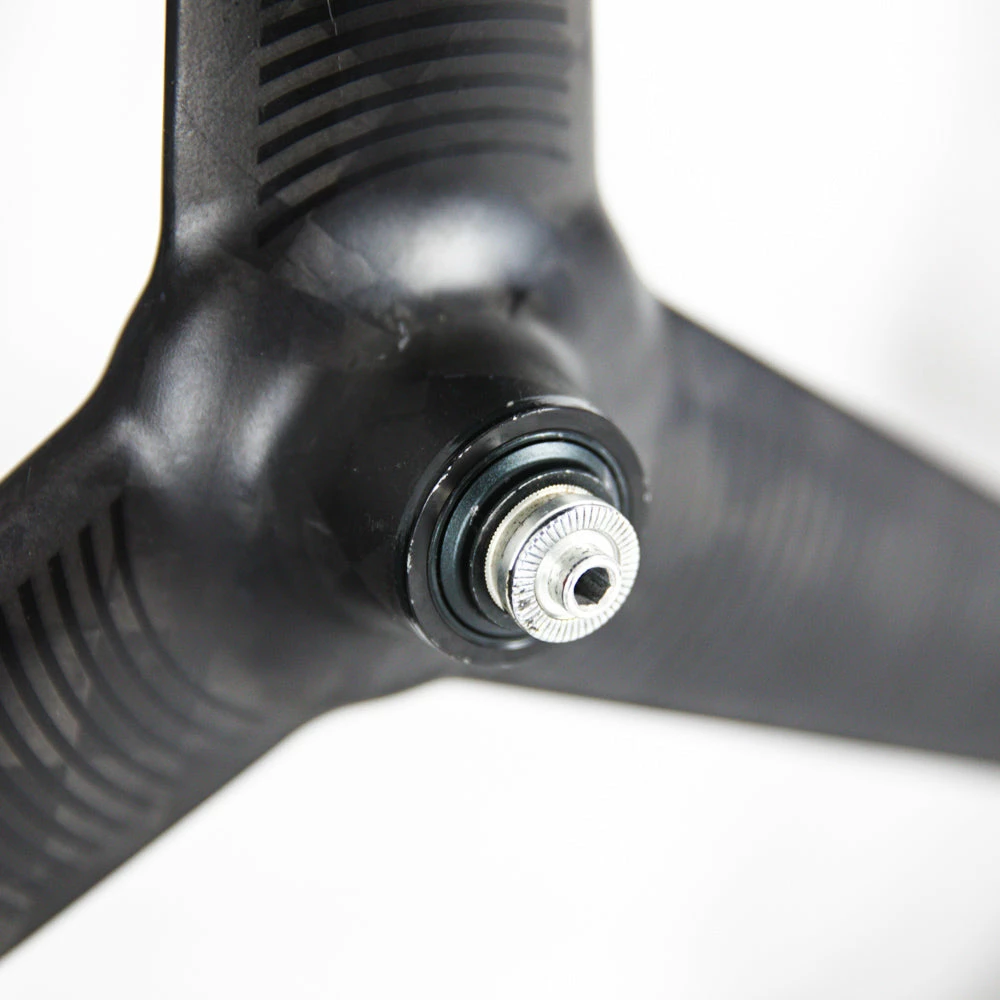 PRO TeXtreme 3-Spoke Tubular Front Wheel - Rim Brake 3 PRO TeXtreme 3-Spoke Tubular Front Wheel - Rim Brake - Billede 3