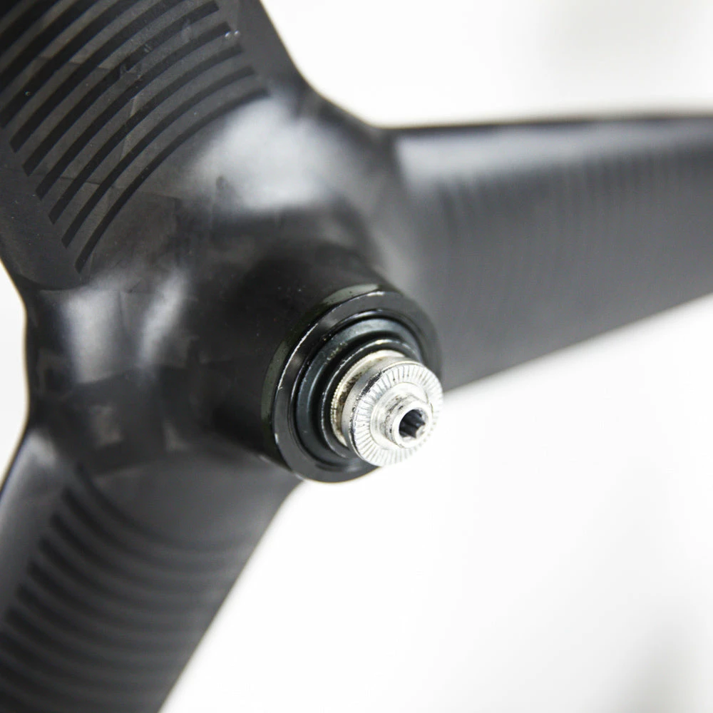 PRO TeXtreme 3-Spoke Tubular Front Wheel - Rim Brake 3 PRO TeXtreme 3-Spoke Tubular Front Wheel - Rim Brake - Billede 3