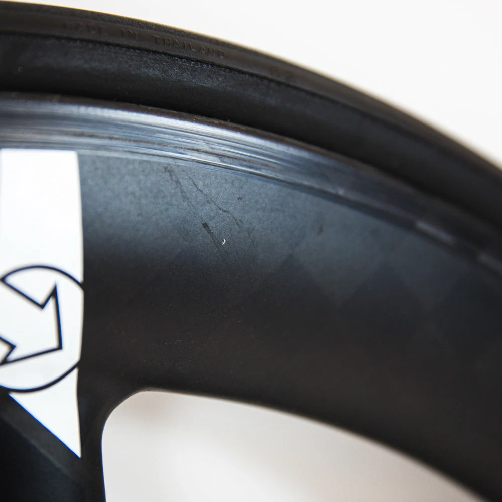 PRO TeXtreme 3-Spoke Tubular Front Wheel - Rim Brake 5 PRO TeXtreme 3-Spoke Tubular Front Wheel - Rim Brake - Billede 5