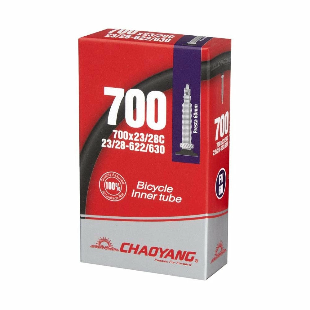 Chaoyang Inner Tube 700x23/28c Presta 60mm 1 Chaoyang Inner Tube 700x23/28c Presta 60mm