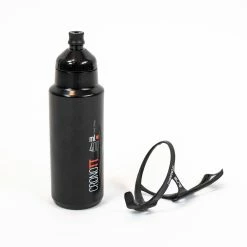 Elite Crono TT Bottle Cage And 400ml Bottle - Black