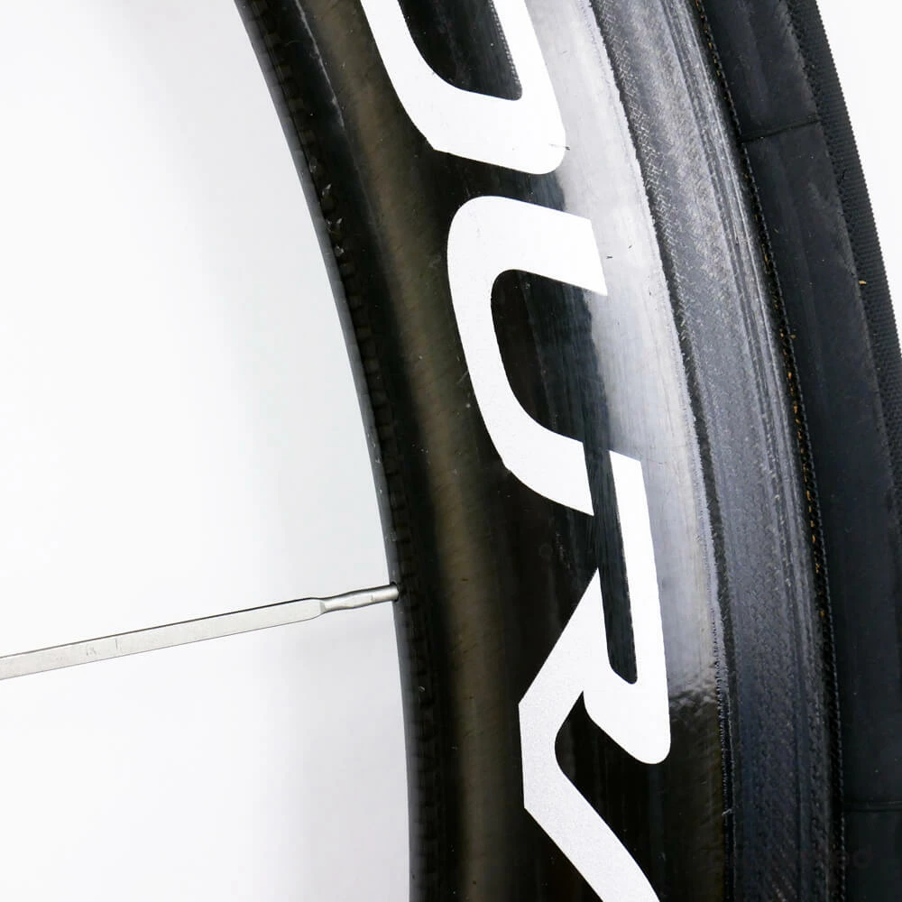 Shimano Dura-Ace 9000 C50 Carbon Tubular Rim Front Wheel 8 Shimano Dura-Ace 9000 C50 Carbon Tubular Rim Front Wheel - Billede 8