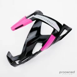 Elite Custom Race Plus Bottle Cage - Black & Pink