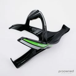 Elite Mio Sior Bottle Cage - Black & Green