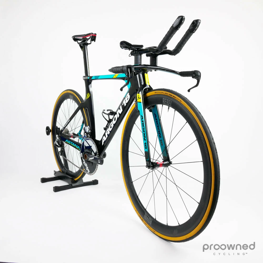 Argon 18 TT-118 Carbon Timetrial Bike - S - Dura-Ace Di2 - Zakharov Artyom - Astana 3 Argon 18 TT-118 Carbon Timetrial Bike - S - Dura-Ace Di2 - Zakharov Artyom - Astana - Billede 3