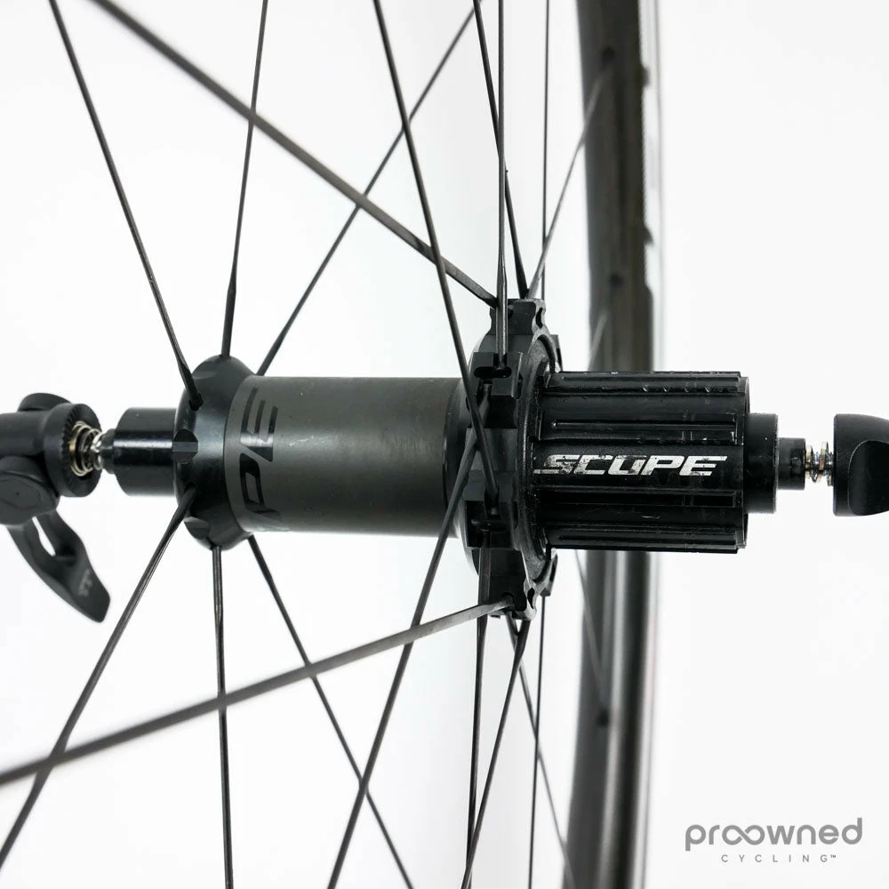 Scope R4C Carbon Tubular Rim Wheelset 7 Scope R4C Carbon Tubular Rim Wheelset - Billede 7