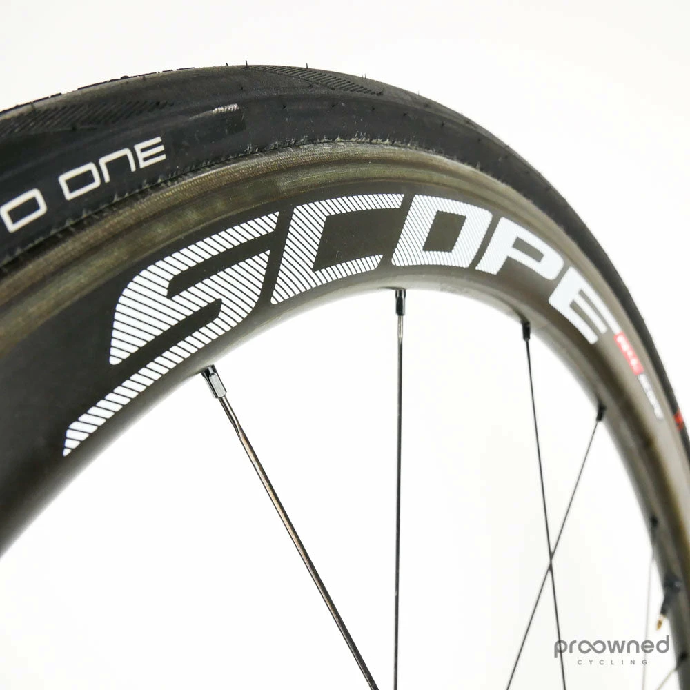 Scope R4C Carbon Clincher Rim Wheelset 3 Scope R4C Carbon Clincher Rim Wheelset - Billede 3