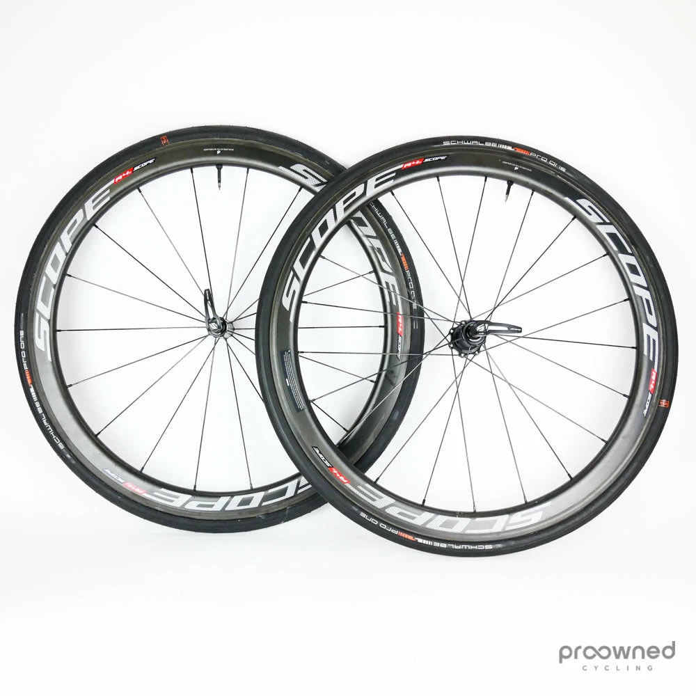 Scope R4C Carbon Clincher Rim Wheelset 2 Scope R4C Carbon Clincher Rim Wheelset - Billede 2
