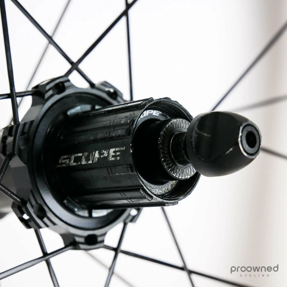 Scope R4C Carbon Clincher Rim Wheelset 4 Scope R4C Carbon Clincher Rim Wheelset - Billede 4