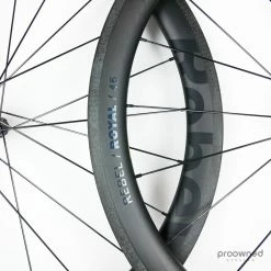 Rebel Royal 45 Carbon Clincher Rim Wheelset -Racercykler Elegant Butik P1680035