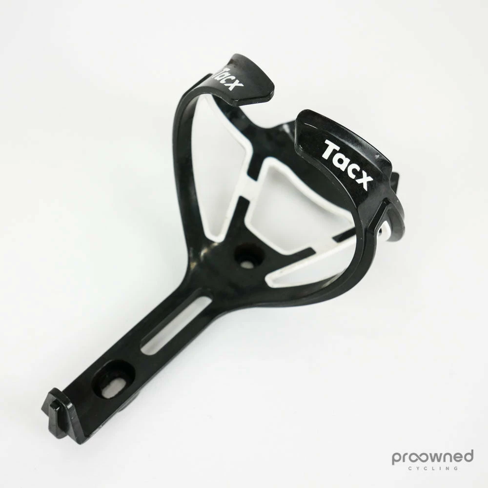 Tacx Ciro Carbon Bottle Cage - Black/White 1 Tacx Ciro Carbon Bottle Cage - Black/White