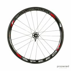 Fulcrum Speed 40T Tubular Rear Wheel - Black/Red