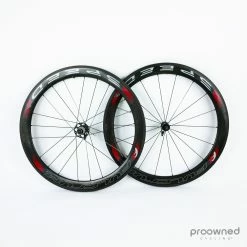 Fulcrum Speed 55T Tubular Wheelset - Black/Red