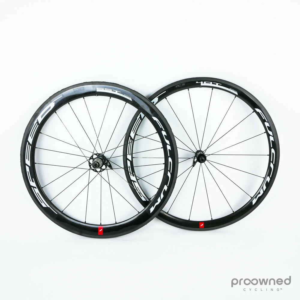 Fulcrum Speed 40T/55T Tubular Wheelset - Black/White 1 Fulcrum Speed 40T/55T Tubular Wheelset - Black/White