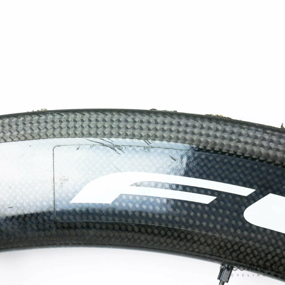 Fulcrum Speed 40T/55T Tubular Wheelset - Black/White 4 Fulcrum Speed 40T/55T Tubular Wheelset - Black/White - Billede 4