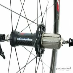 Fulcrum Speed 40T Tubular Rear Wheel - Black/Red -Racercykler Elegant Butik P1760182