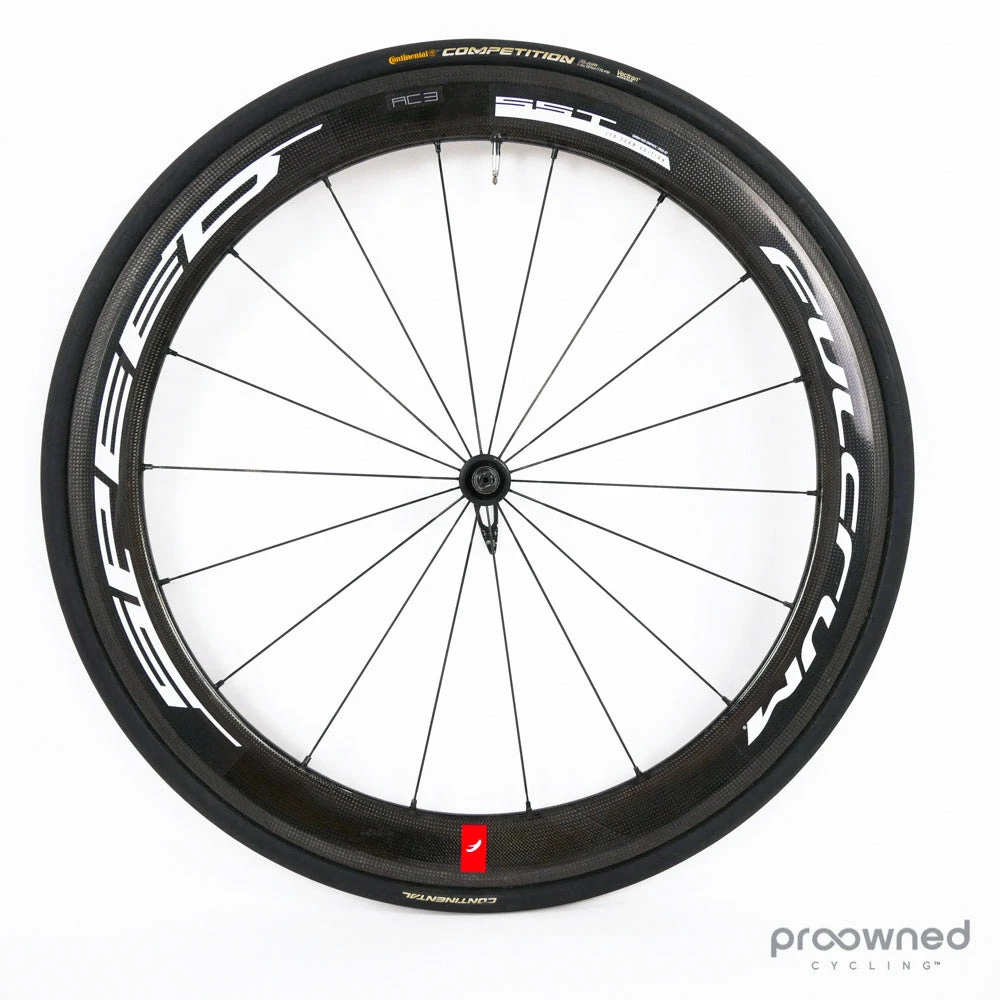 Fulcrum Speed 55T Tubular Front Wheel - Black/White 1 Fulcrum Speed 55T Tubular Front Wheel - Black/White