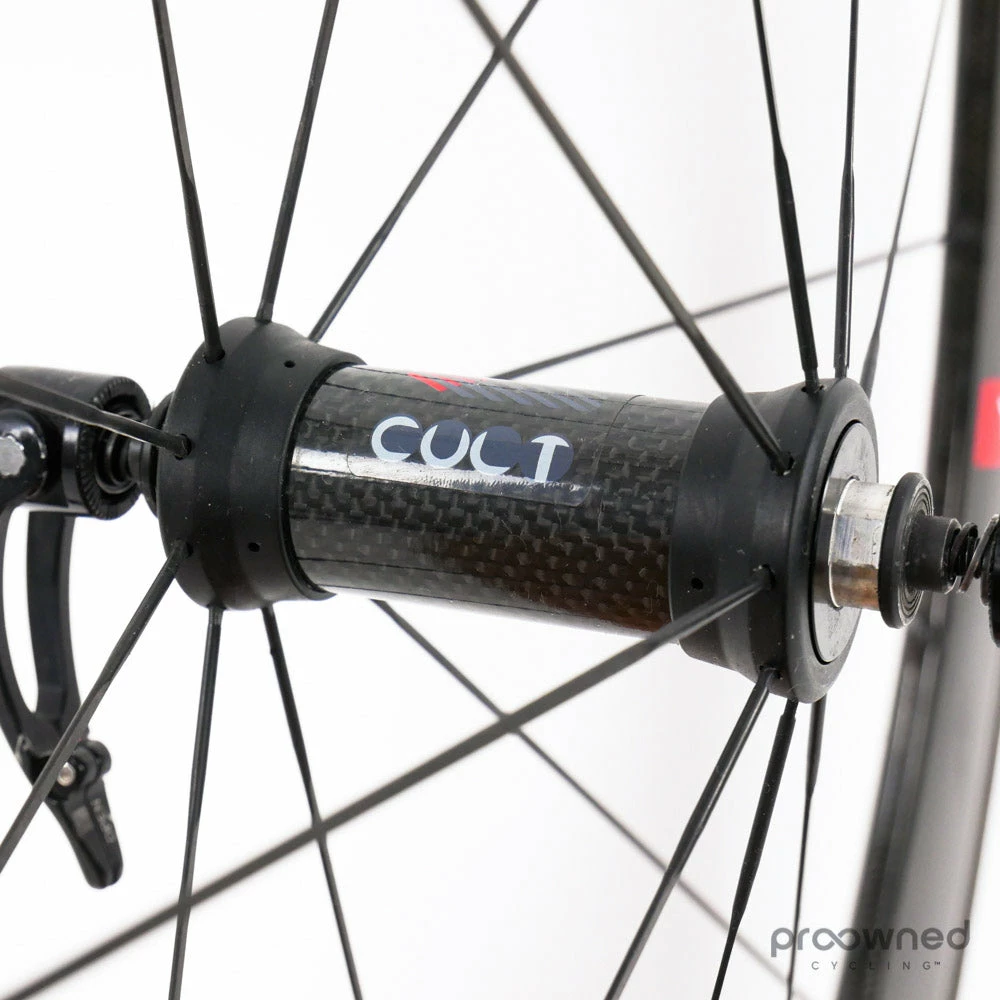 Fulcrum Speed 55T Tubular Front Wheel - Black/White 3 Fulcrum Speed 55T Tubular Front Wheel - Black/White - Billede 3