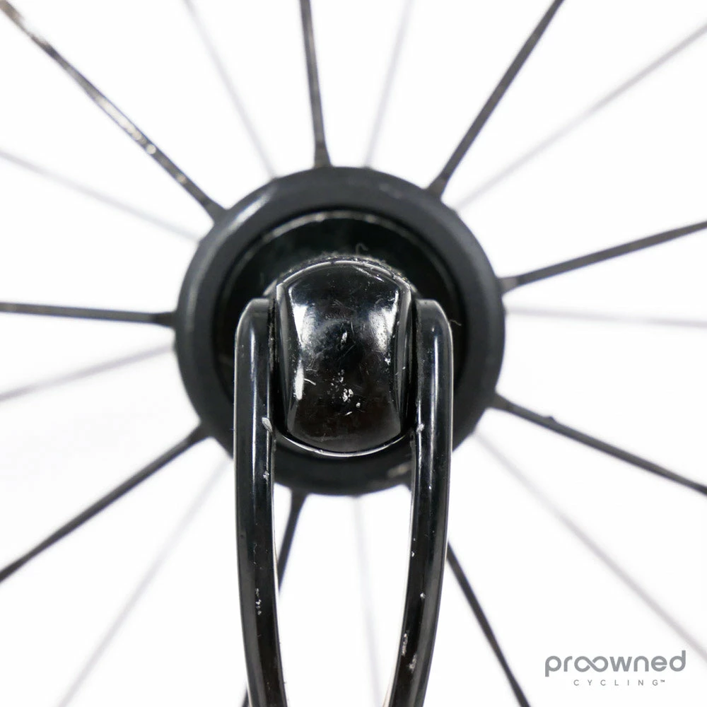 Fulcrum Speed 55T Tubular Front Wheel - Black/White 4 Fulcrum Speed 55T Tubular Front Wheel - Black/White - Billede 4