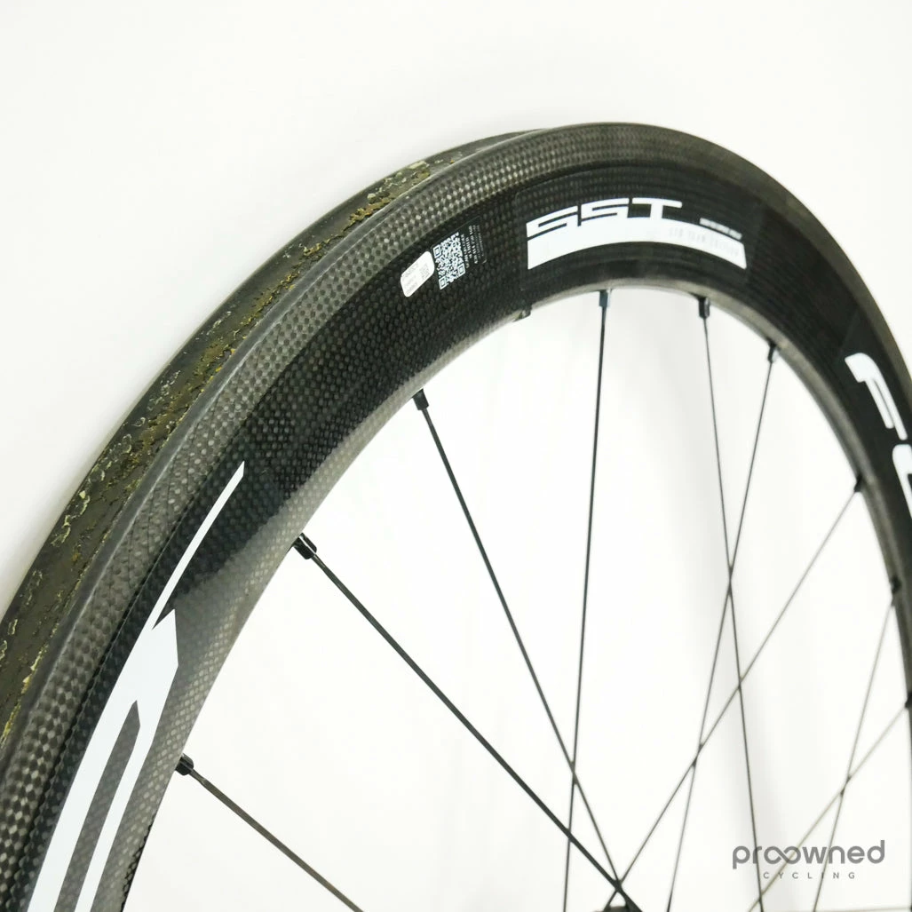 Fulcrum Speed 55T Tubular Wheelset - Black/White 8 Fulcrum Speed 55T Tubular Wheelset - Black/White - Billede 8