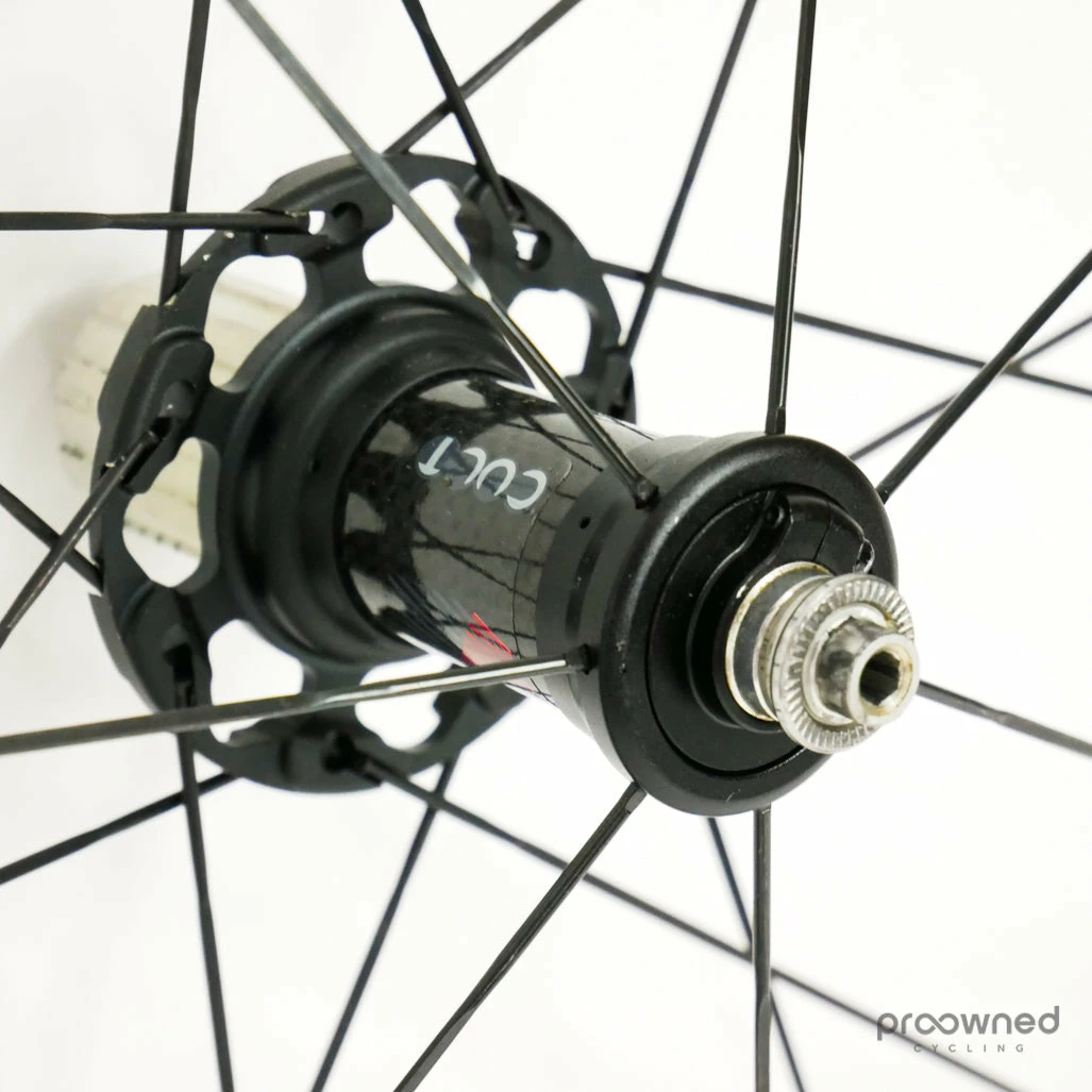Fulcrum Speed 55T Tubular Wheelset - Black/White 6 Fulcrum Speed 55T Tubular Wheelset - Black/White - Billede 6