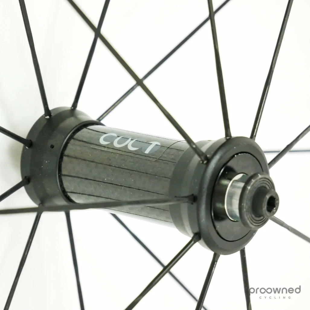 Fulcrum Speed 55T Tubular Wheelset - Black/White 3 Fulcrum Speed 55T Tubular Wheelset - Black/White - Billede 3