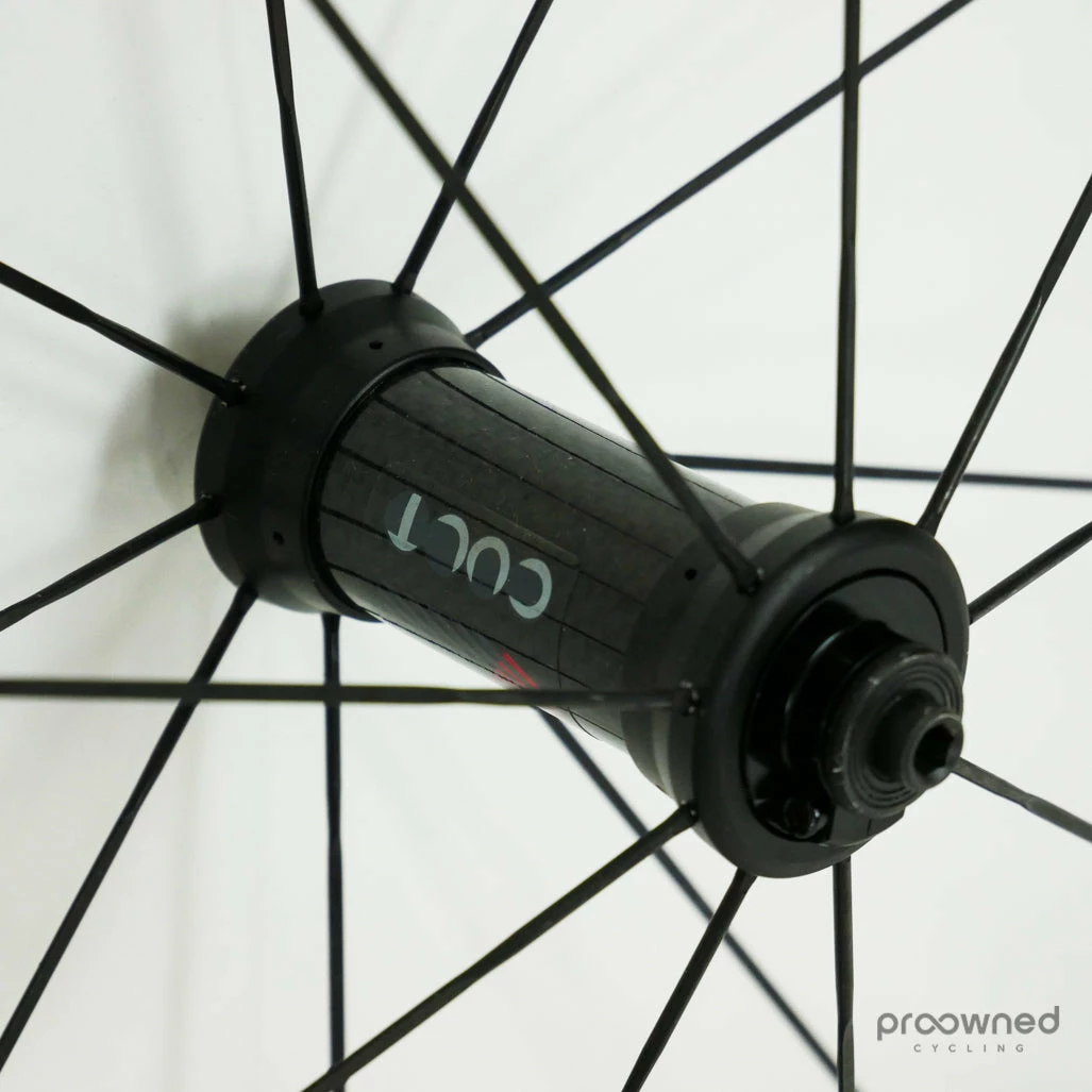 Fulcrum Speed 55T Tubular Wheelset - Black/White 4 Fulcrum Speed 55T Tubular Wheelset - Black/White - Billede 4