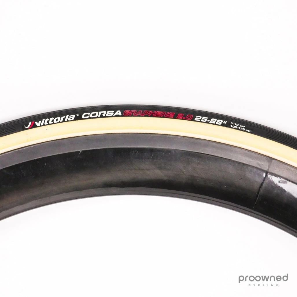 Vittoria Corsa 25c Tubular Tire 2 Vittoria Corsa 25c Tubular Tire - Billede 2