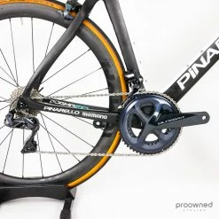 Pinarello F10 - 57,5 - Luke Rowe - Shimano Ultegra Di2 8050 -Racercykler Elegant Butik P1890653