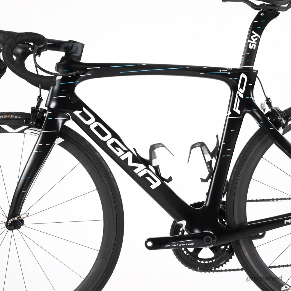 Pinarello Dogma F10 - 53 - Carbon Road Bike - Dura Ace Di2 - Team Sky 20 Pinarello Dogma F10 - 53 - Carbon Road Bike - Dura Ace Di2 - Team Sky - Billede 20